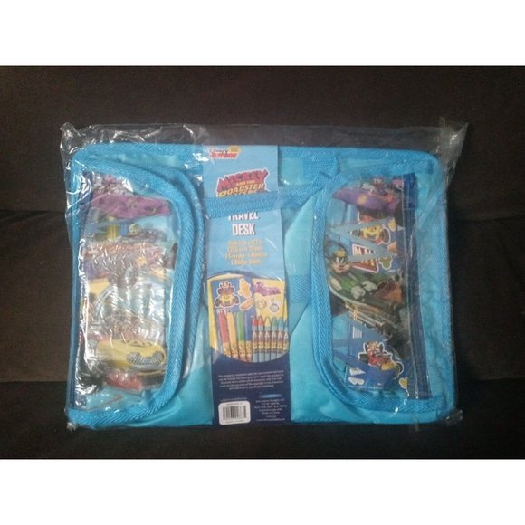 Innovative Designs Disney Junior Mickey And The Roadster Racers Travel Desk New - Picture 4 of 12